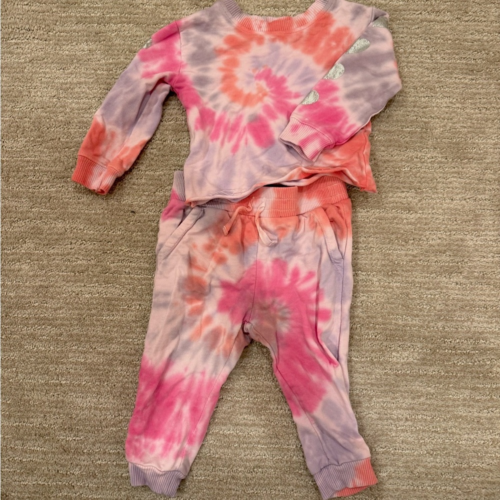 Splendid Infant Tie Dye Sweatsuit
